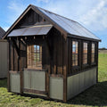 Rustic Greenhouse 8x12 End Entry Kalispell lot