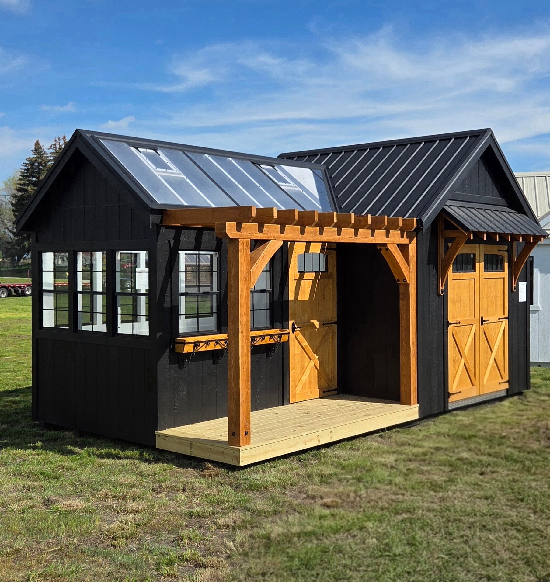 Cottage Greenhouse 12x20 Kalispell Lot